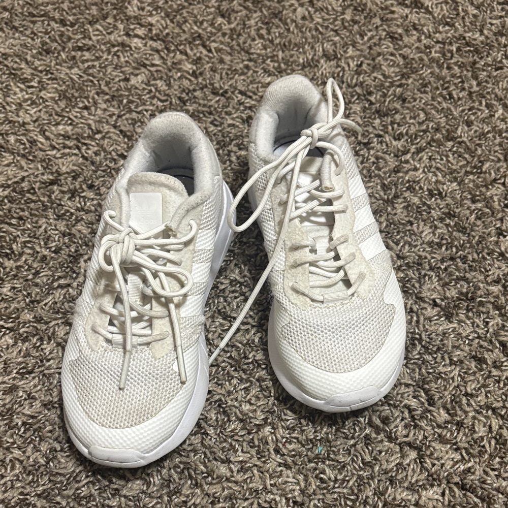 adidas Kids White Sneakers